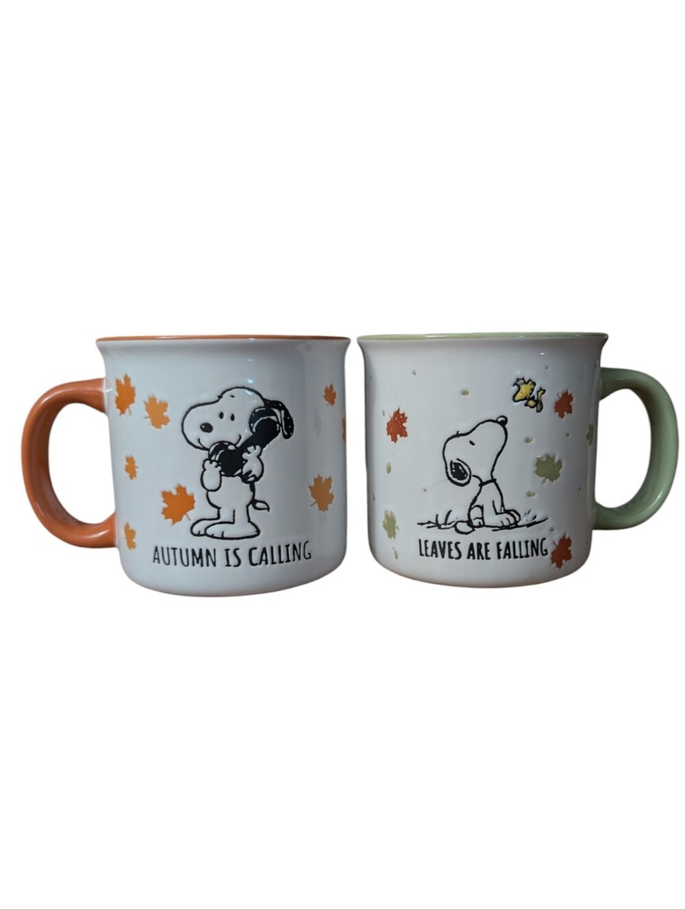Snoopy Fall Mugs Set of 2